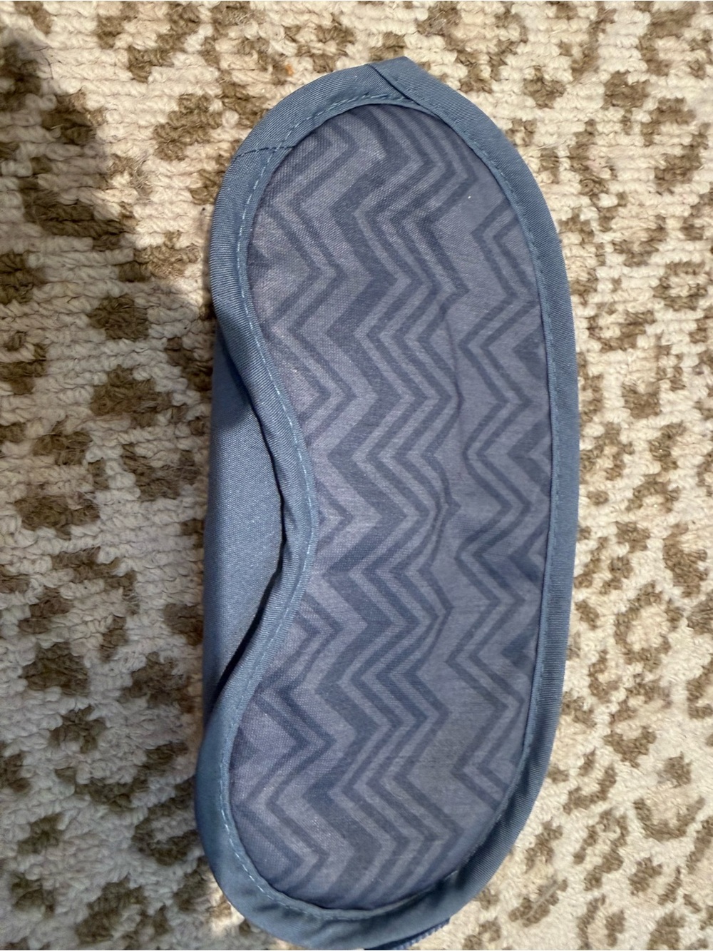 Missoni Blue Chevron Eye Mask